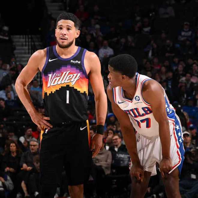 恩比德喬治缺席！布克27分太陽滅76人獲3連勝 格林時隔33場復出