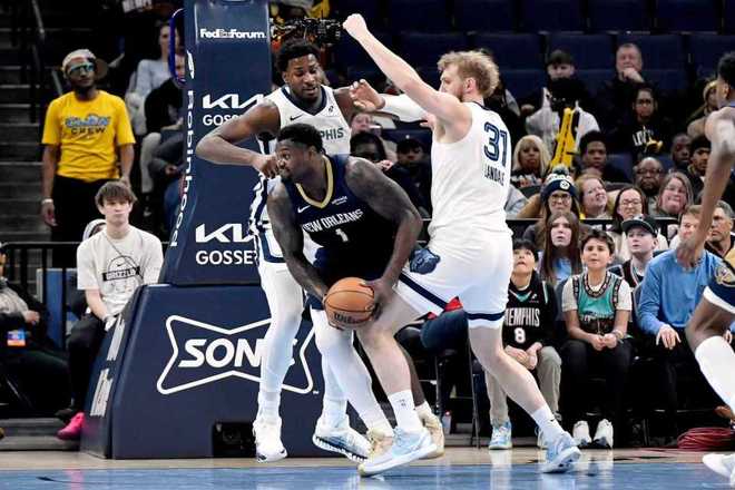 大冷！錫安24+11灰熊惜敗聯(lián)盟倒數(shù)第一 貝36分賽季新高墨菲32分