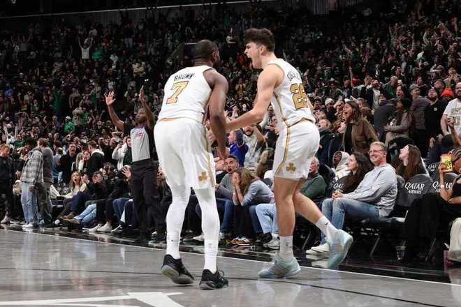 綠軍雙加時(shí)險(xiǎn)勝籃網(wǎng)：布朗27+10+12 普里查德32分波特30+8