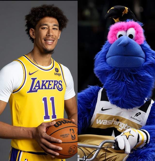 活久見！湖人中鋒海斯因推搡奇才吉祥物 被NBA無薪禁賽一場