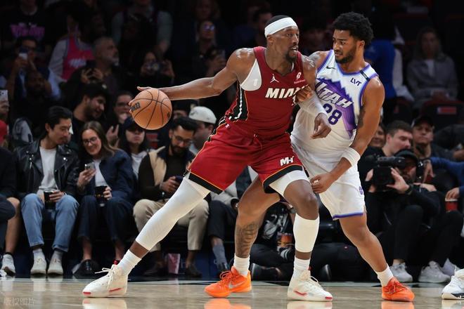 想輸都難？爵士含淚險(xiǎn)勝熱火，小賈倫22+5，阿德巴約空砍23+11